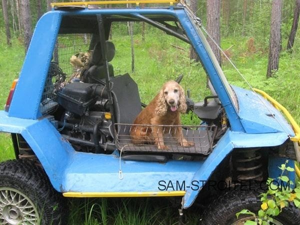 Самодельный автомобиль с 4 ведущими и управляемыми колёсами (24 фото) Самодельный автомобиль с 4 ведущими и управляемыми колёсами (24 фото)