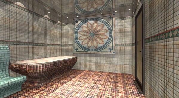 Дизайн интерьера турецкой бани в фотографиях