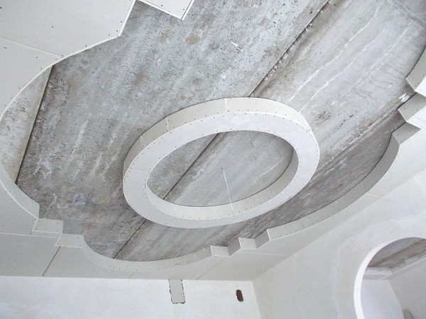 Двухуровневый потолок из гкл своими руками