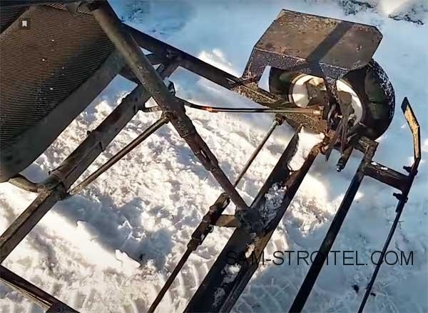 Сделал самодельный картинг из бензопилы Урал Сделал самодельный картинг из бензопилы Урал