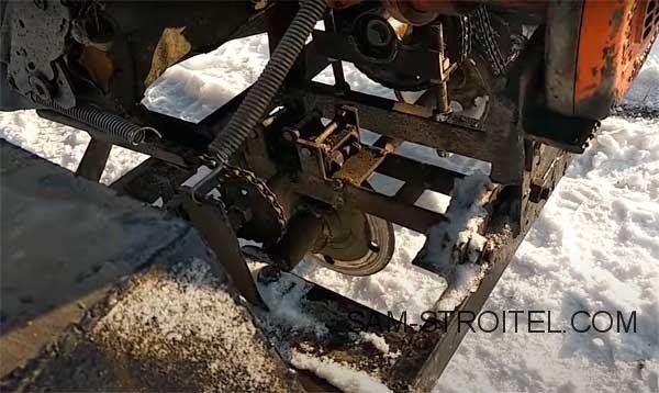 Сделал самодельный картинг из бензопилы Урал Сделал самодельный картинг из бензопилы Урал