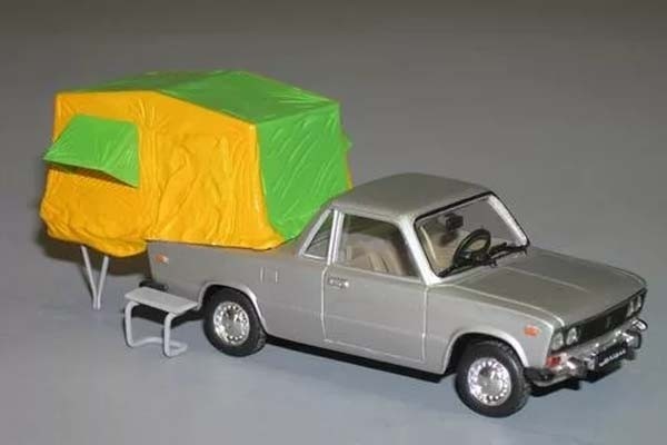 ВАЗ-2106 «Турист»: пикап со встроенной в кузов палаткой