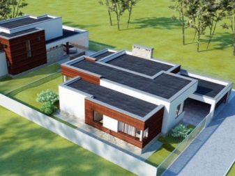 Проекты современных домов с плоской крышей: особенности выбора и обустройства кровли