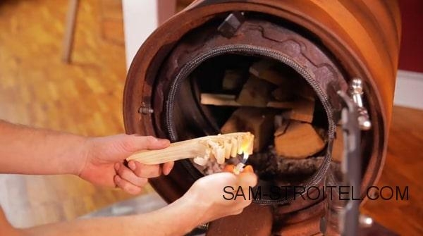 Печь своими руками из металла: эффективная конструкция с теплообменником (41 фото)